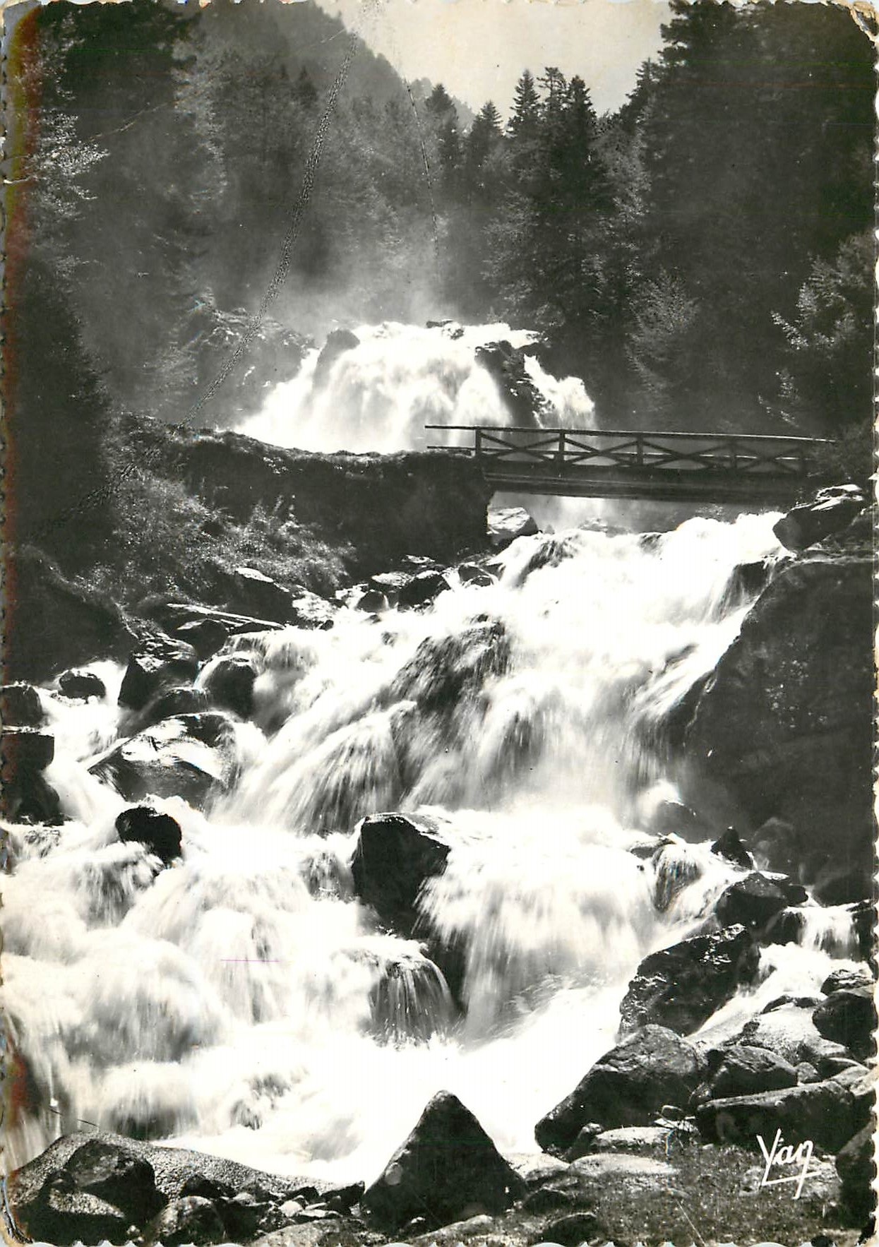 CPSM Cauterets (H P) Cascade de Lutour
