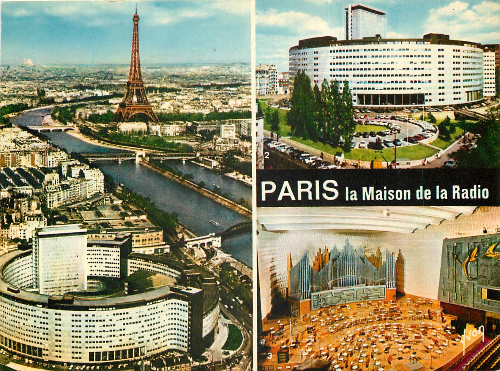 CPSM Paris La maison de la Radio