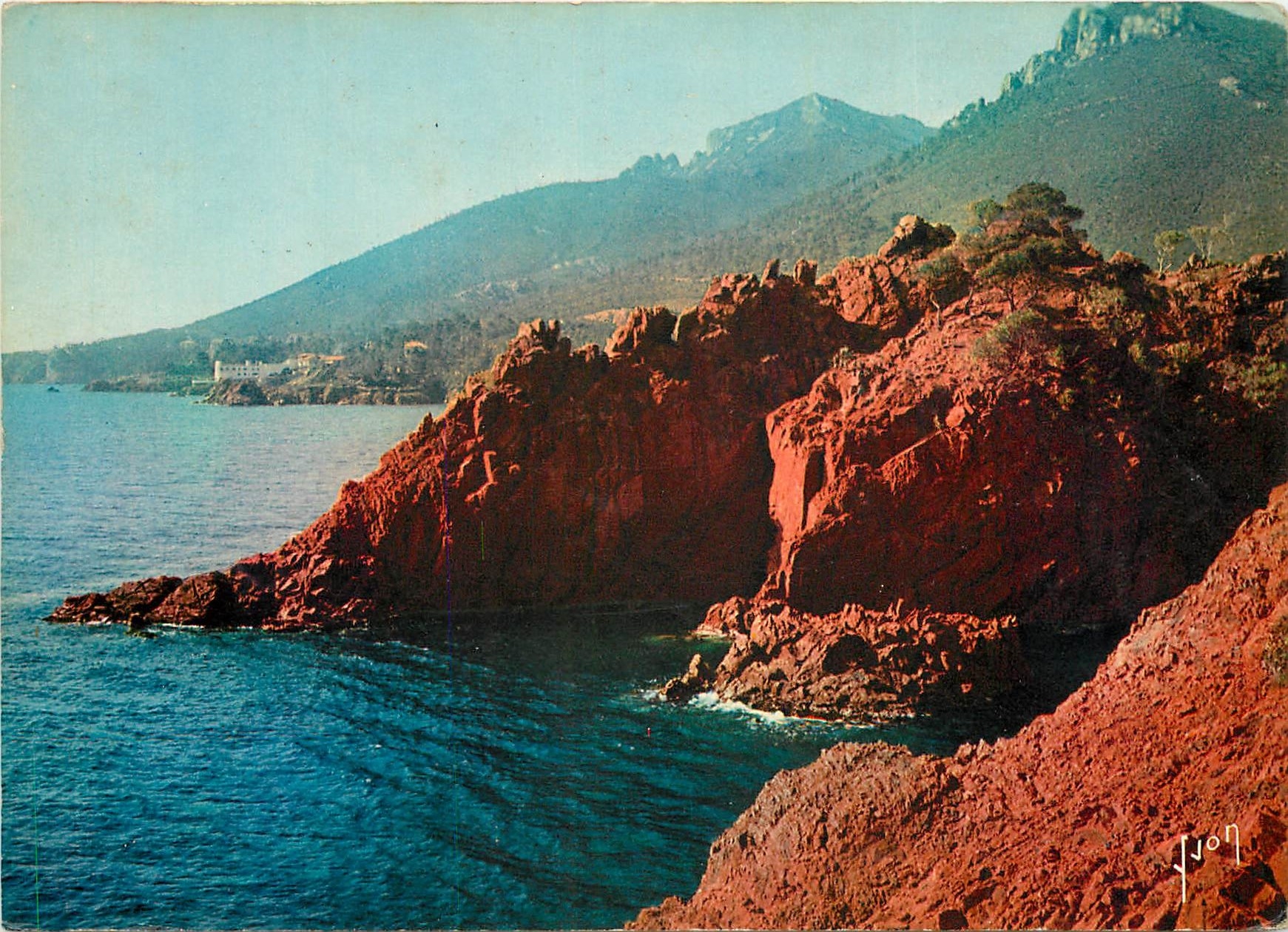 CPSM La Cote d'Azur miracle de la nature Massif de l'Esterel (Var) Le Trayas