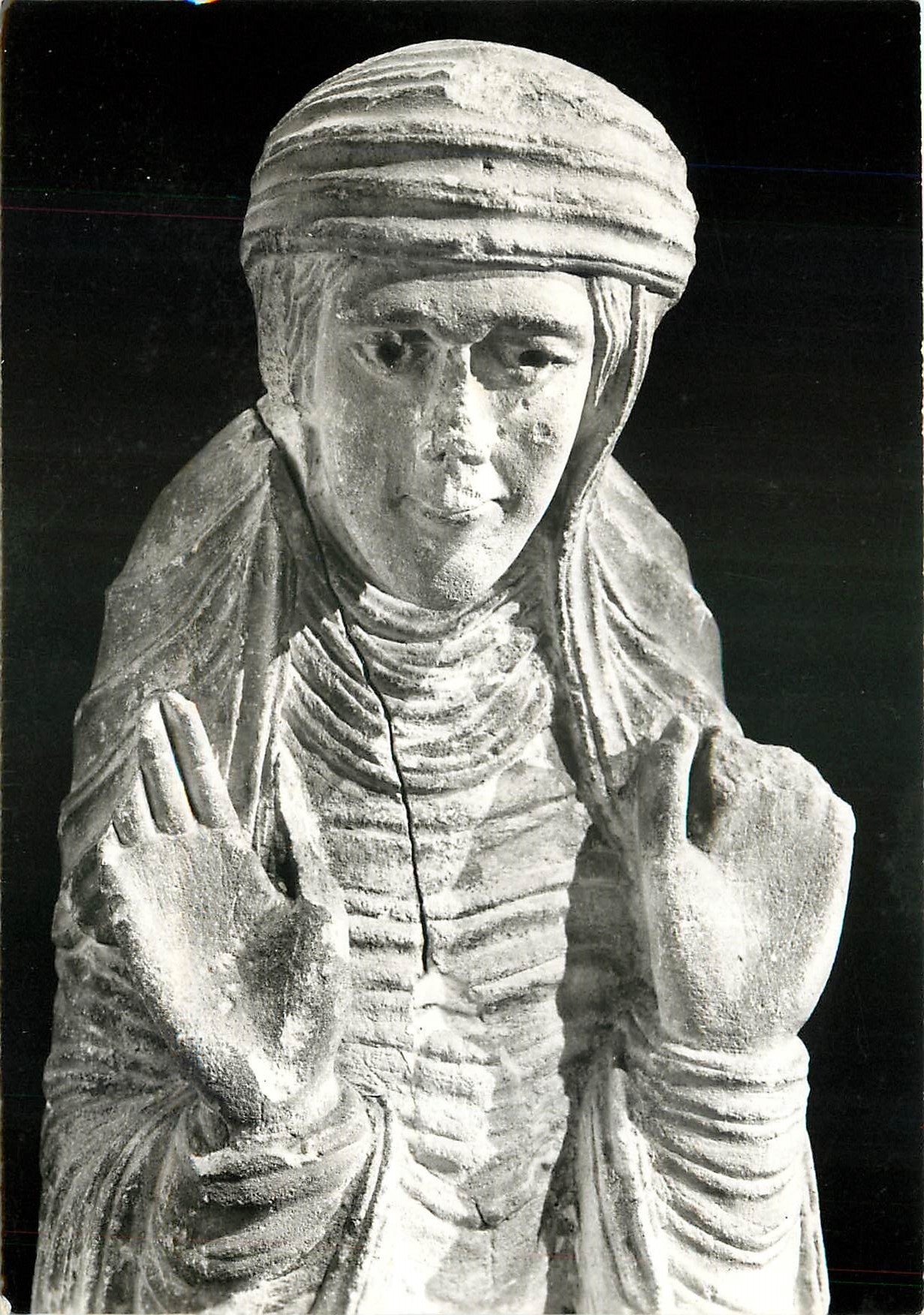 CPSM Moine Martin XIIe s Ste Marie Madeleine