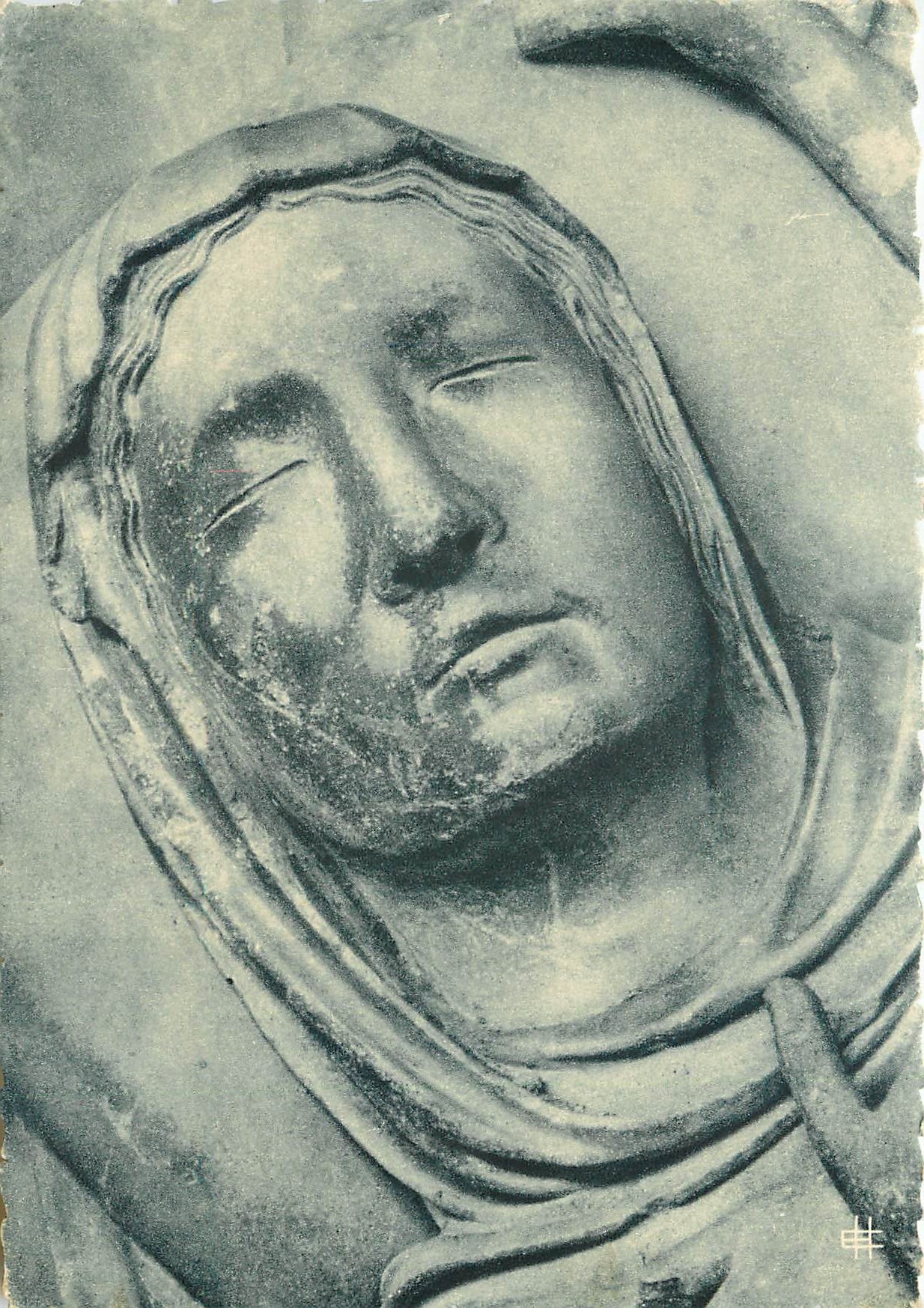 CPSM Cathedrale de Chartres Portail Nord (XIIIe s)Dormotion de la Vierge