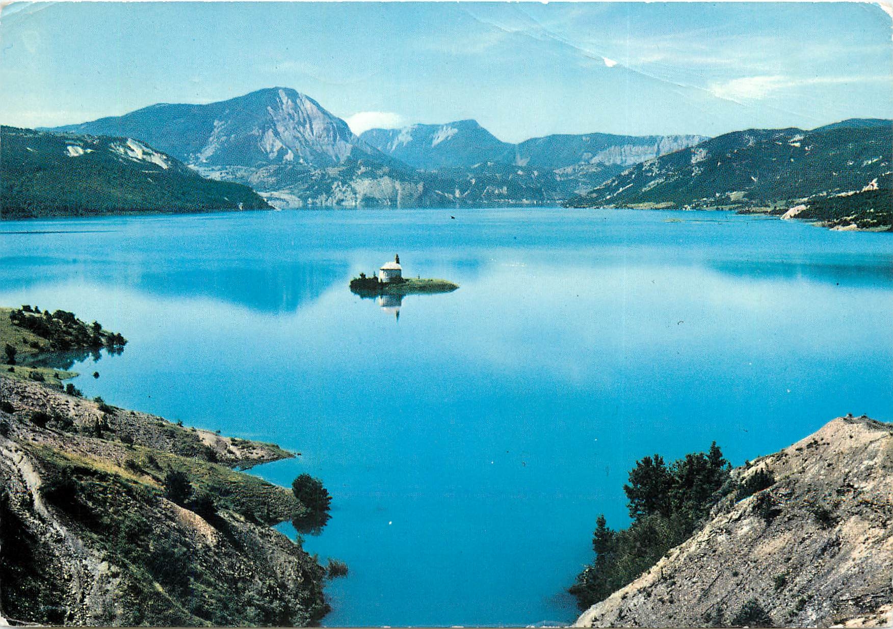 CPSM Barrage de Serre Poncon (H A) La chapelle St Michel