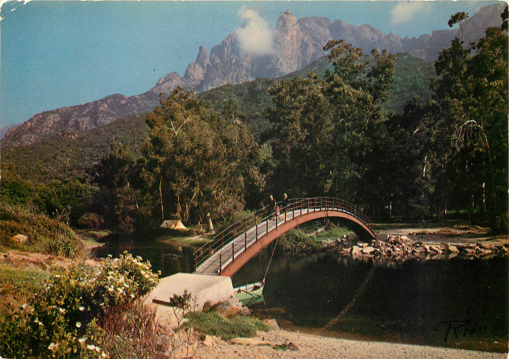 CPSM La Corse inoubliable Porto le pont