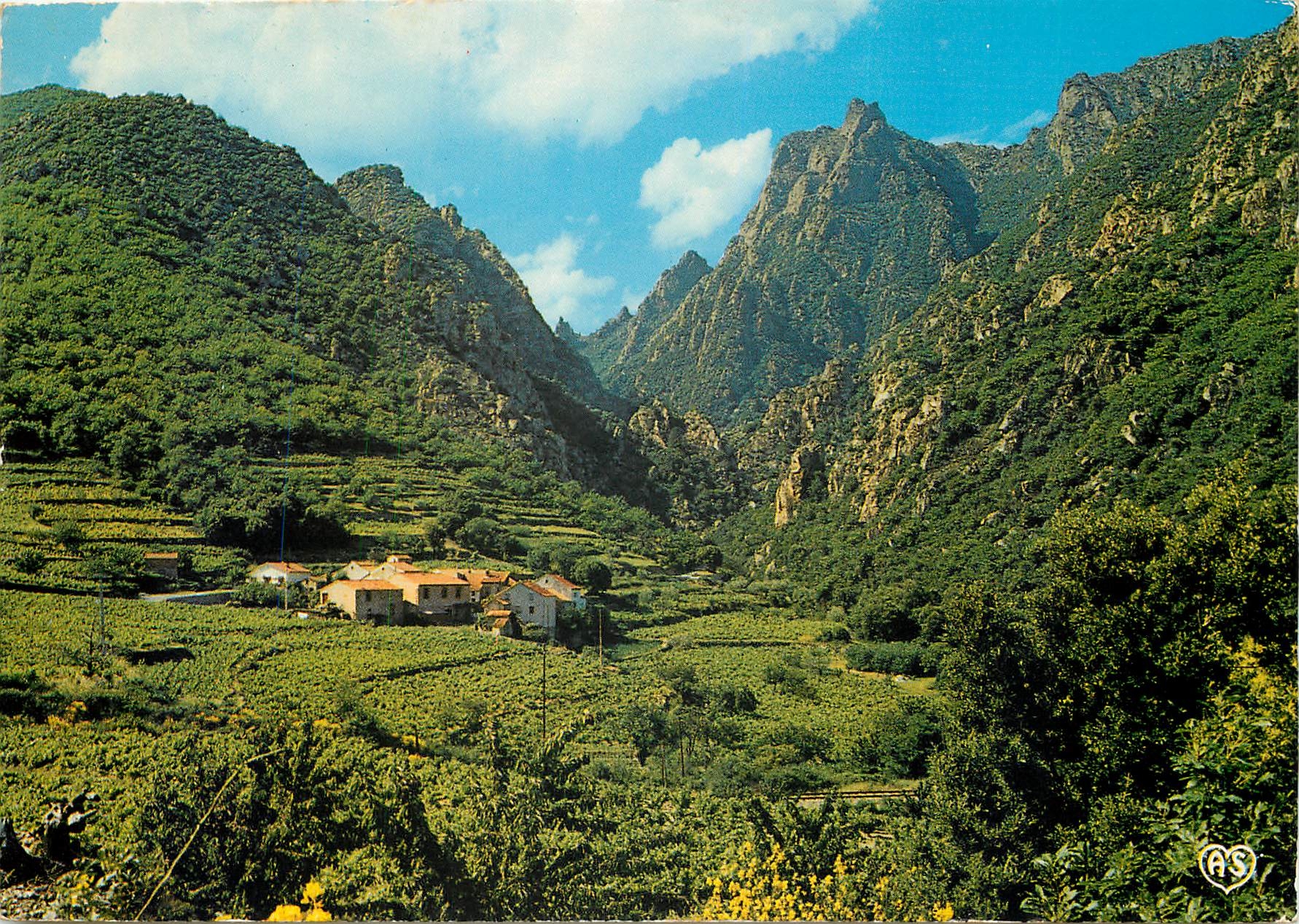 CPSM Aux environs de Lamalou les Bains (Herault)