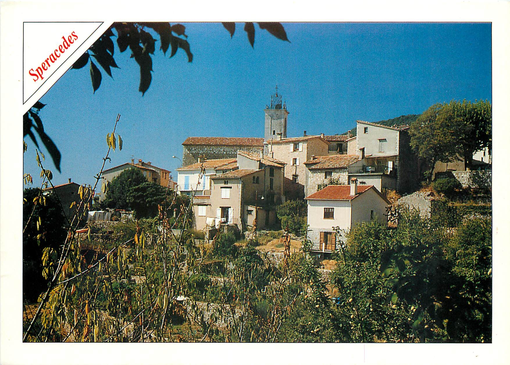 CPSM Les Sites de la Cote d'Azur speracedes (Alpes Mmes) Pittoresque Village des env de Grasse