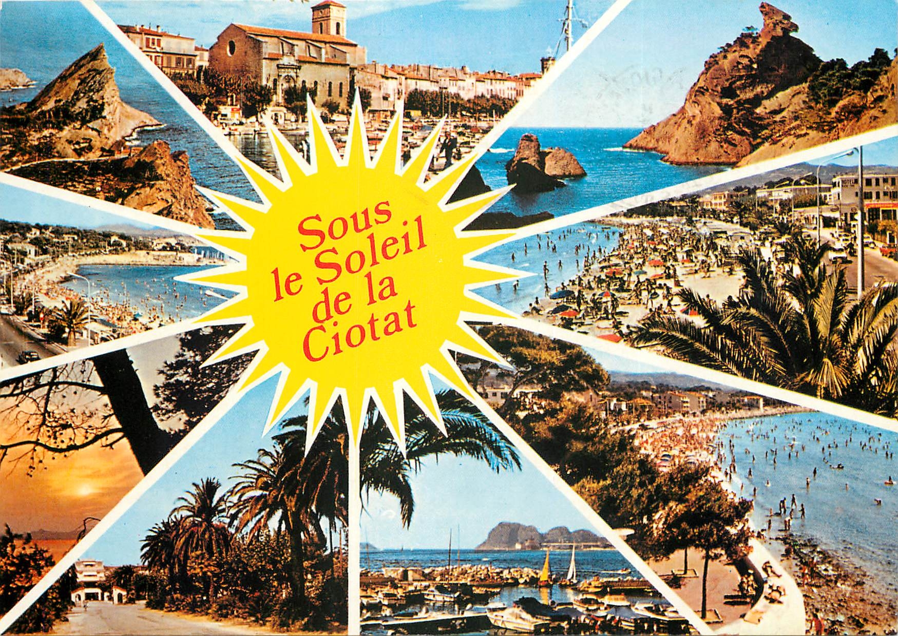 CPSM Reflets de Provence La Ciotat (Bouche du Rhone) Sous la chaude Caresse du soleil de Provence