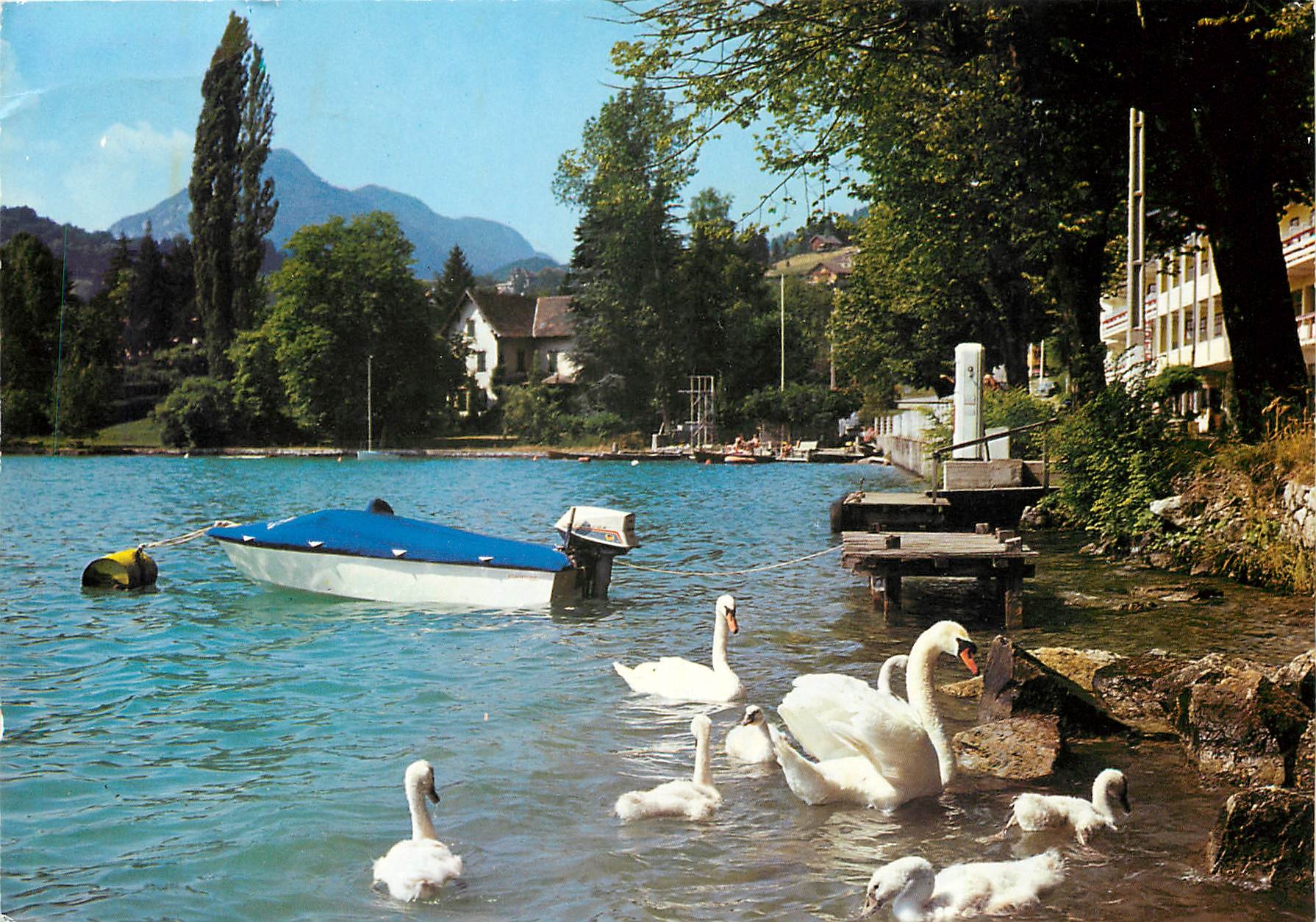 CPSM Lac d'Annecy (Hte Sav) Promenade en famille