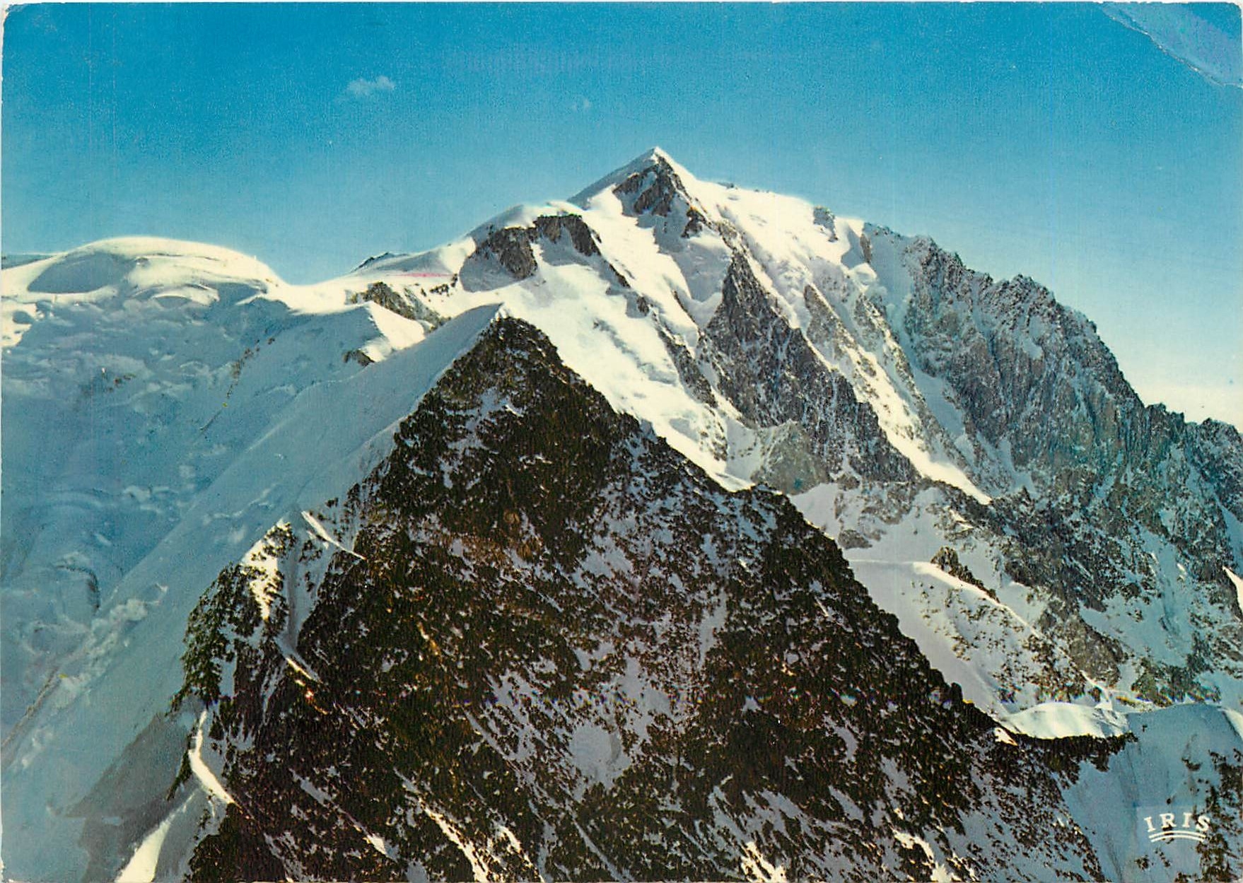 CPSM L'Arete de Bionnassay et le Mont Blanc (Hte Savoie)