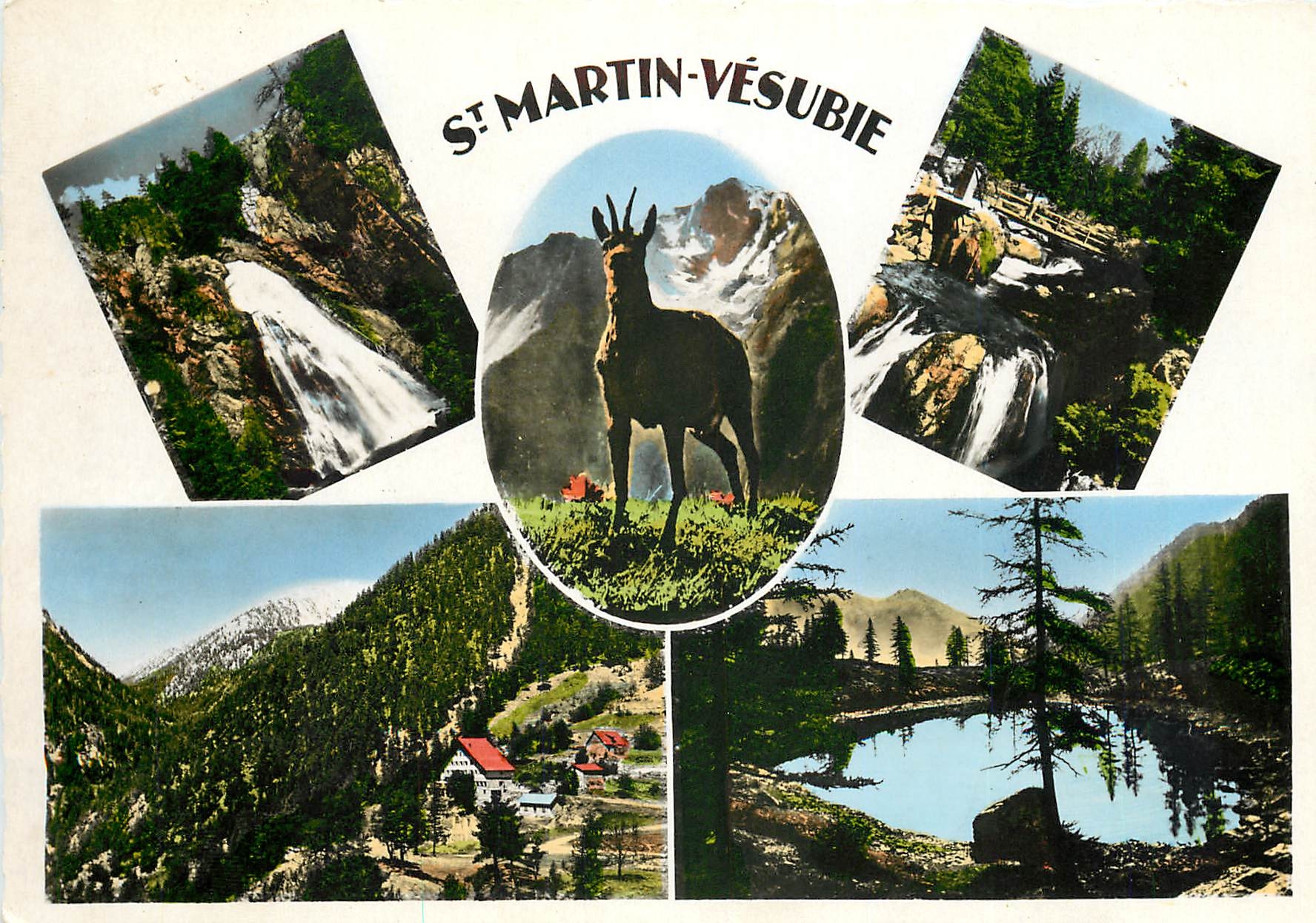 CPSM Saint Martin Vesubie (A M) La Boreon les Cascade le Vallon