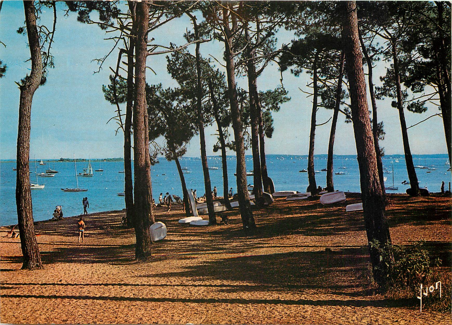 CPSM Baie d'Arcachon (Gironde) La Pointe aux Chevaux un joli Coin de la baie Cote ouest