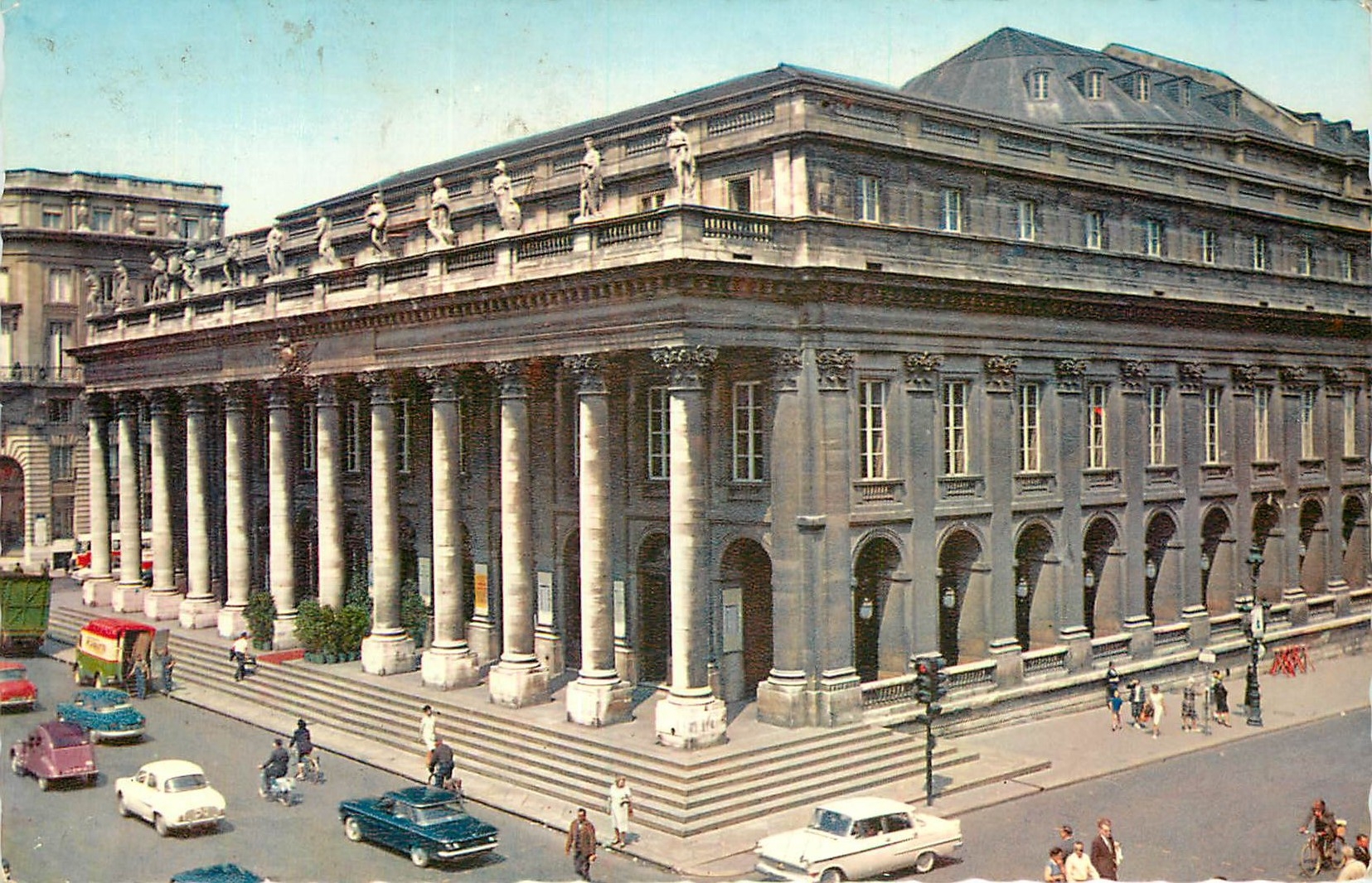 CPSM Bordeaux Le Grand Theatre chef d'Oeuvre de Victor