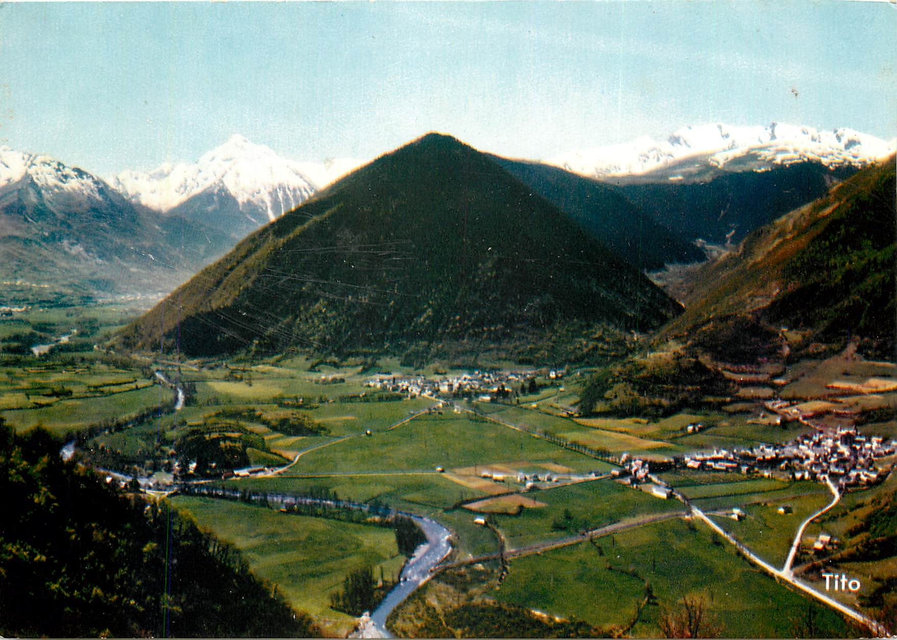 CPSM La Plaine d'Aure et ses montagnes Ancizan et Guchen