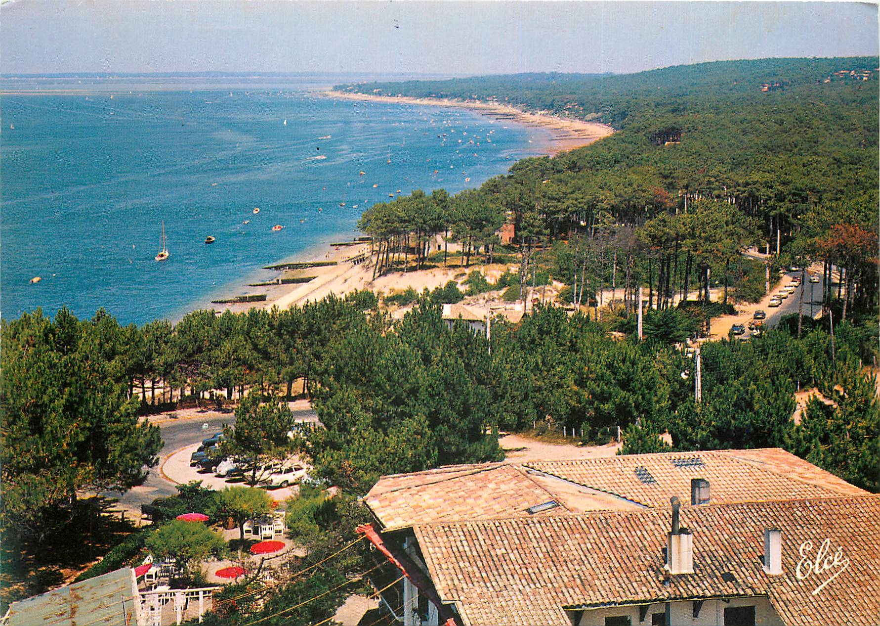 CPSM Bassin d'Arcachon (Gironde) La Corniche vue de la dune du Pilat