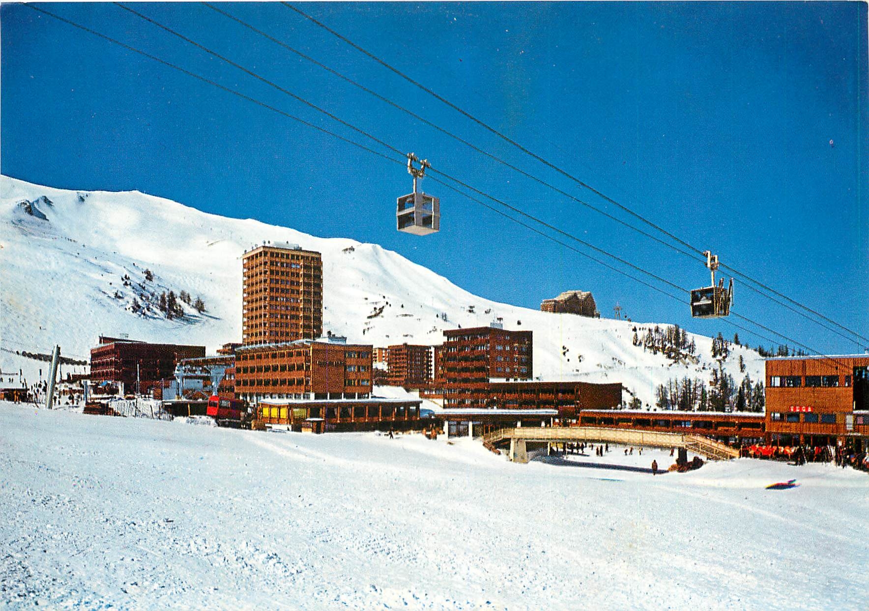 CPSM La Plagne Savoie 1970 m