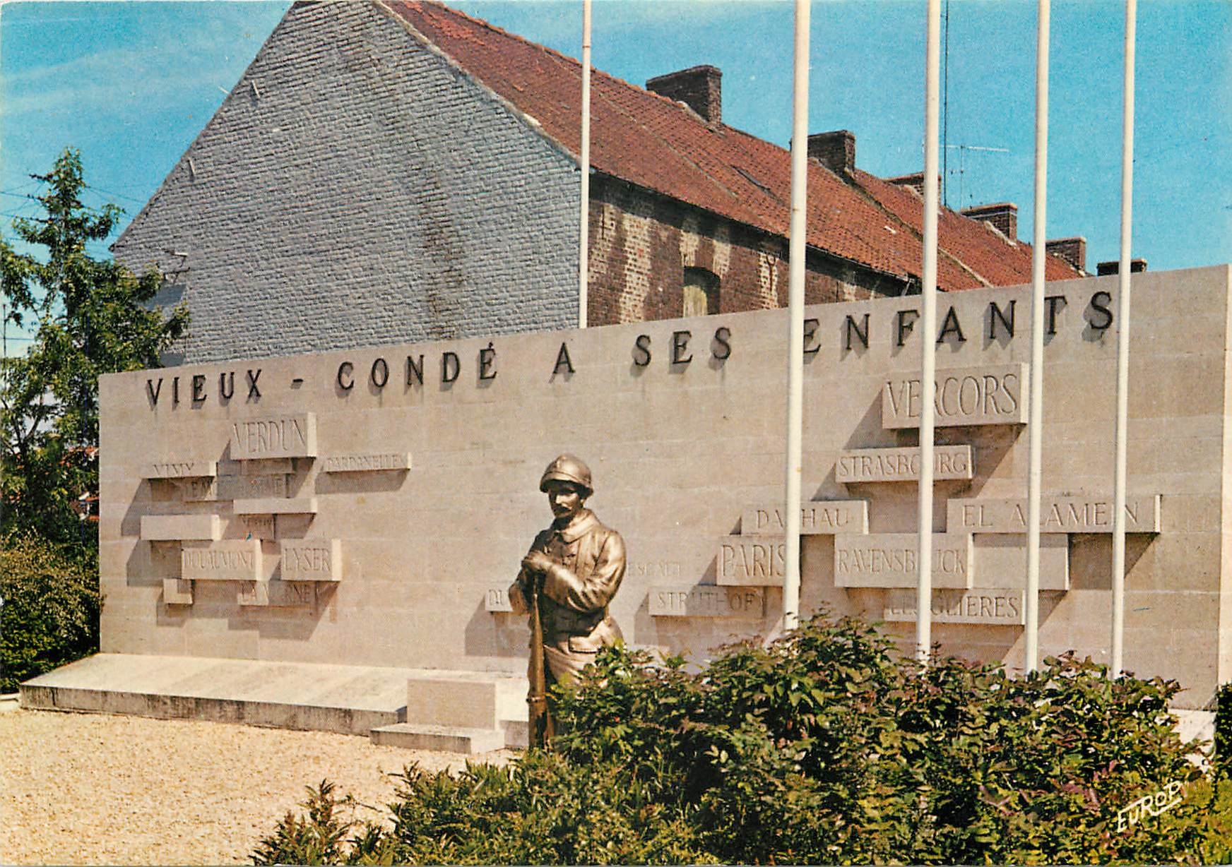 CPSM Vieux Conde Le Monument aux Morts