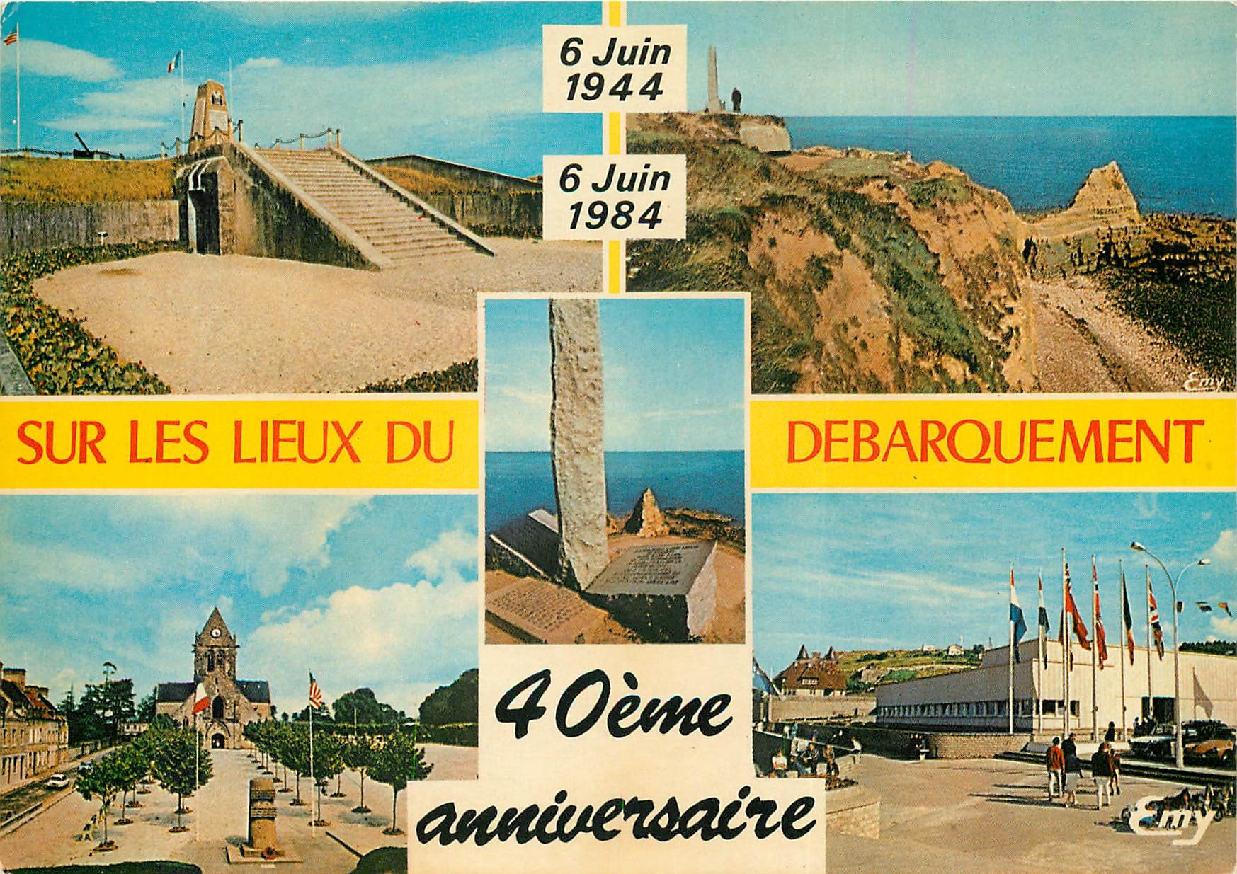 CPSM Circuit des Plages du Debarquement 6 juin 1944