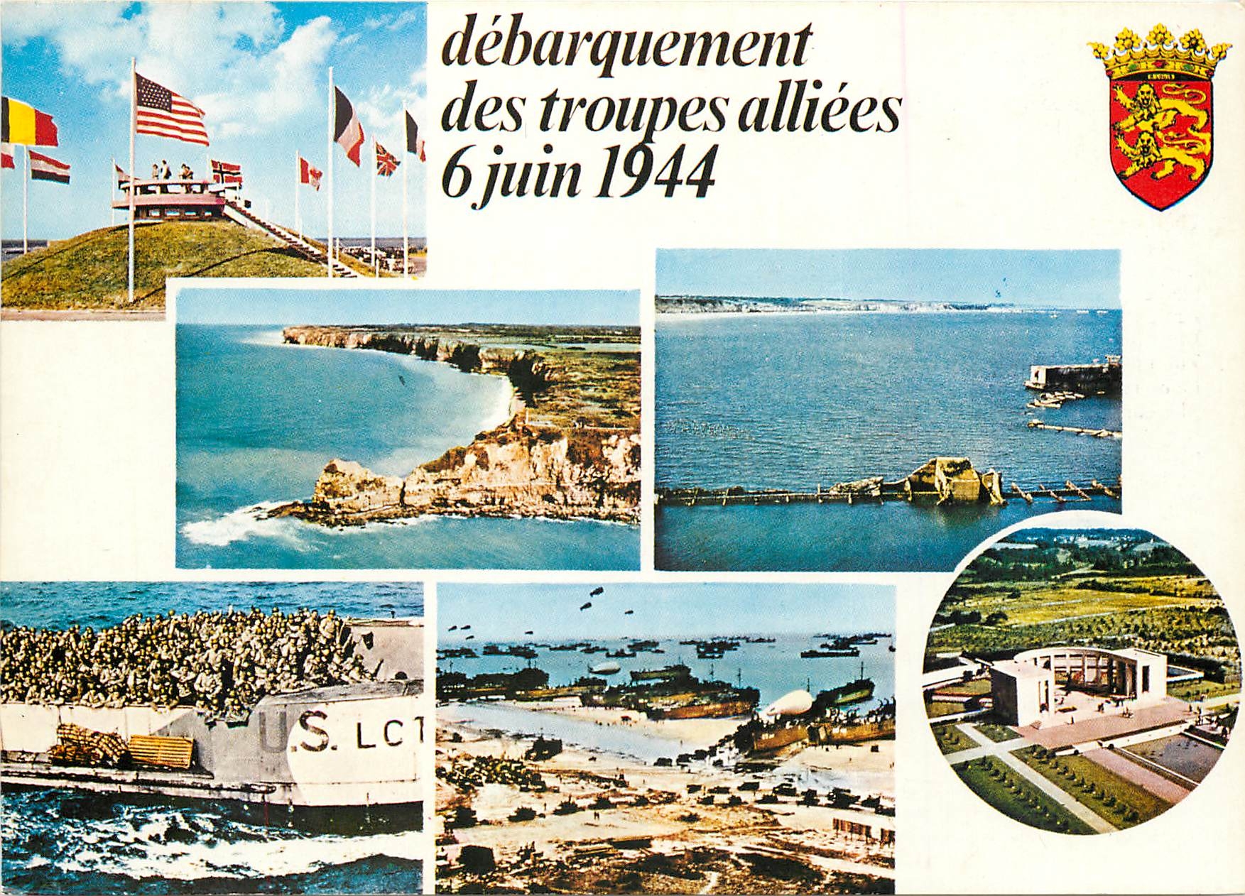 CPSM Debarquement des Troupes alliees 6 juin 1944