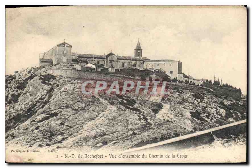 CPA N D de Rochefort Vue d'Ensemble du Chemin de la Croix