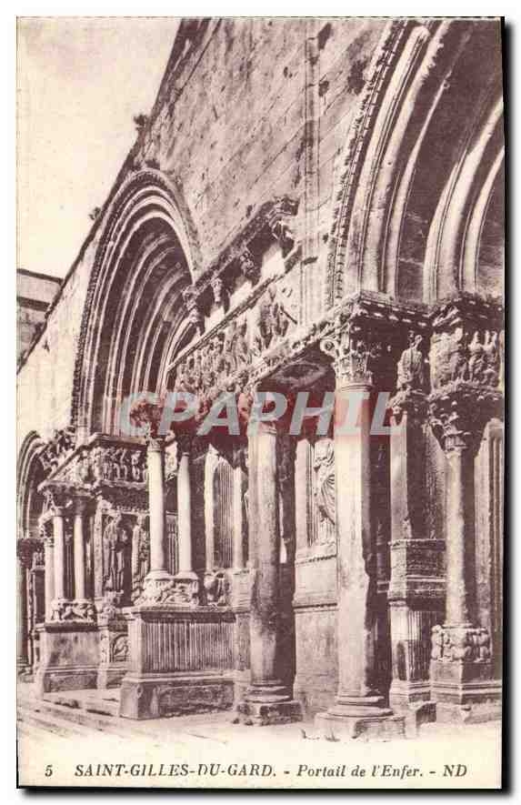 CPA Saint Gilles du Gard Portail de l'Enfer