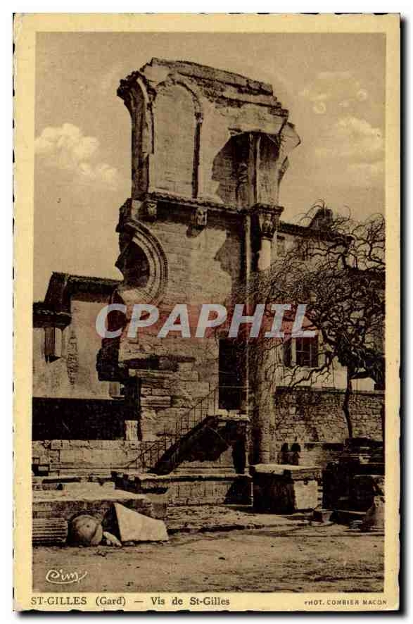 CPA Saint Gilles Gard Vis de Saint Gilles