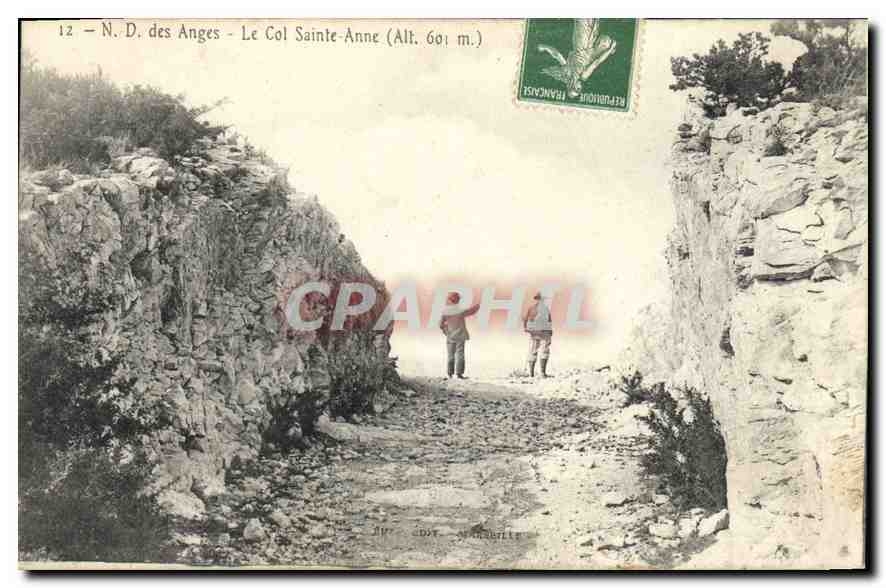 CPA N D des Anges Le Col Sainte Anne