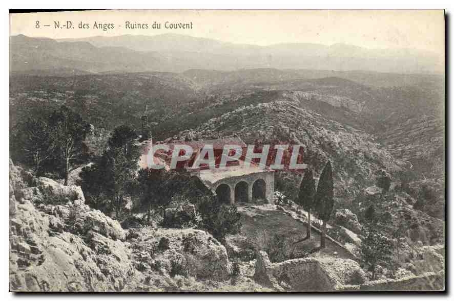 CPA N D des Anges Ruines du Couvent 