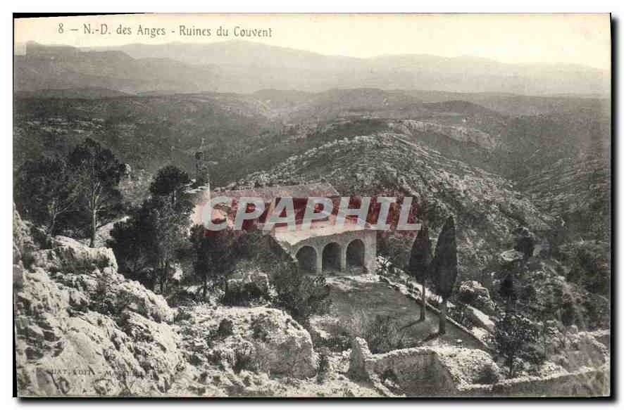 CPA N D des Anges Ruines du Couvent