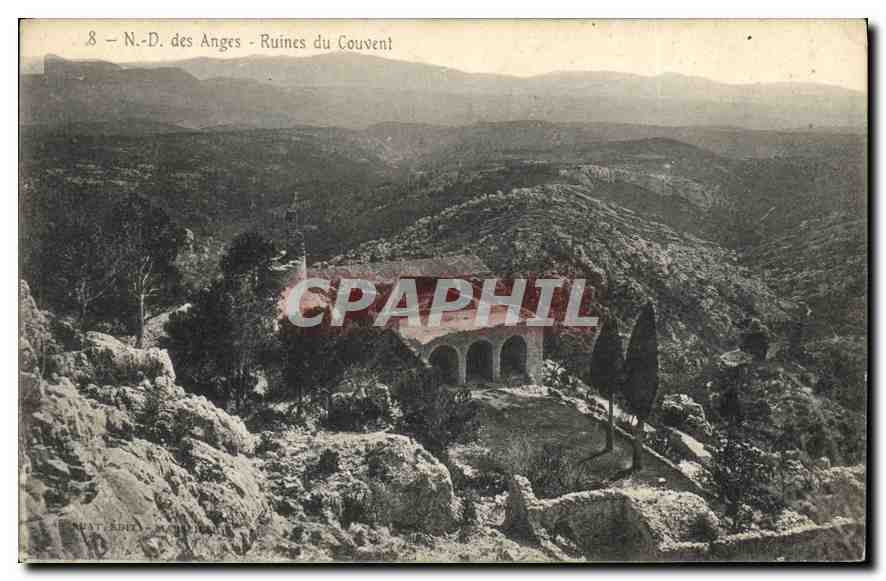 CPA N D des Anges Ruines du Couvent