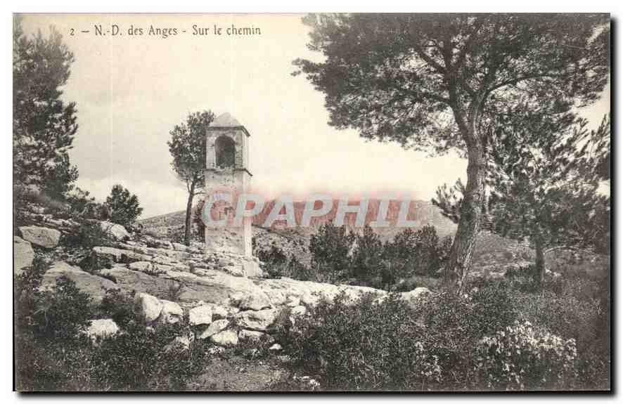CPA N D des Anges sur le Chemin 