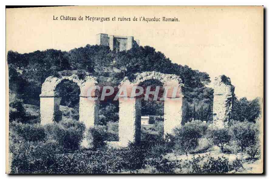 CPA Le Chateau de Meyrargues et Ruines de l'Aqueduc Romain