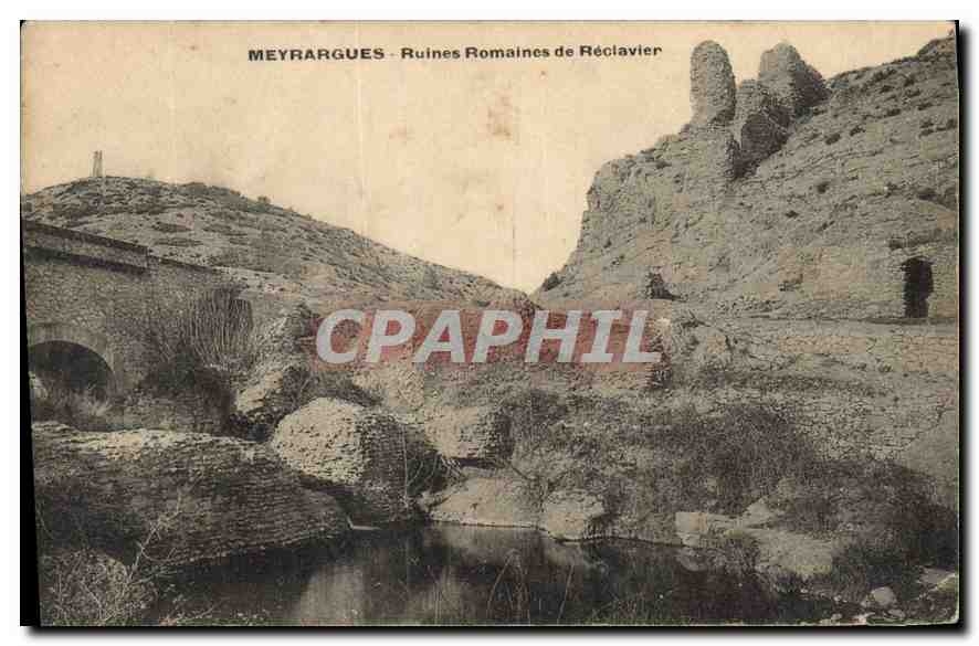 CPA Meyrargues Ruines Romaines de Reclavier