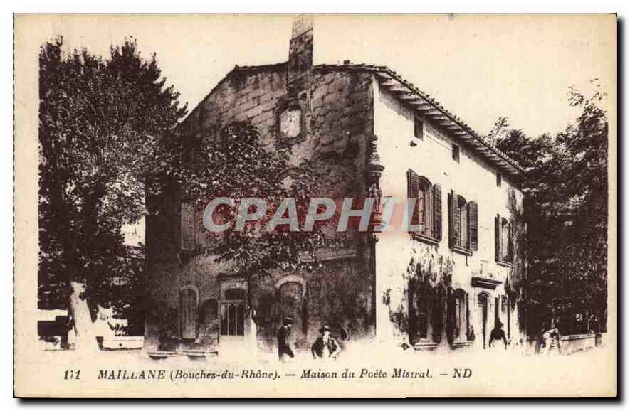 CPA Millane Bouches du Rhone Maison du Poete Mistral 