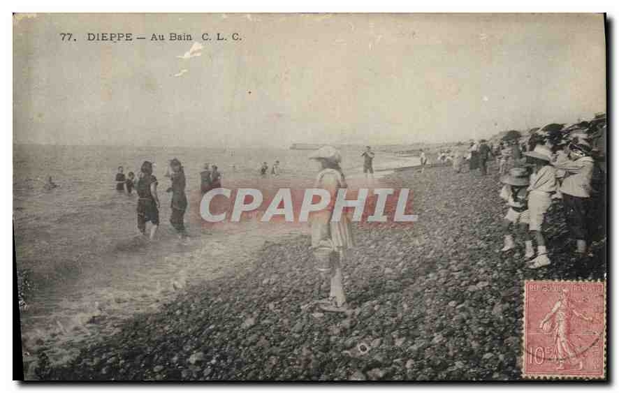 CPA Dieppe au Bain 