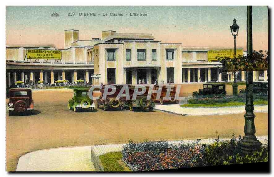 CPA Dieppe le casino l'entree 