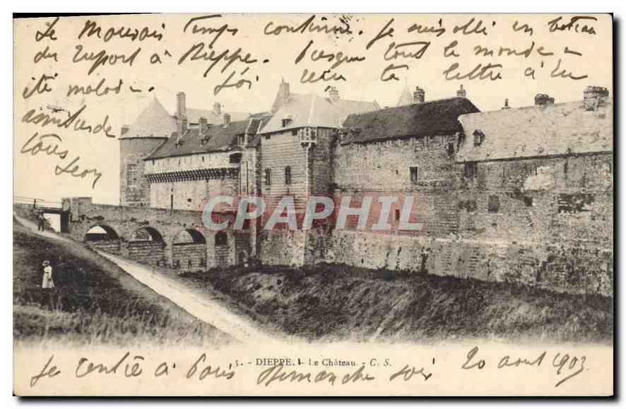 CPA Dieppe Le Chateau 
