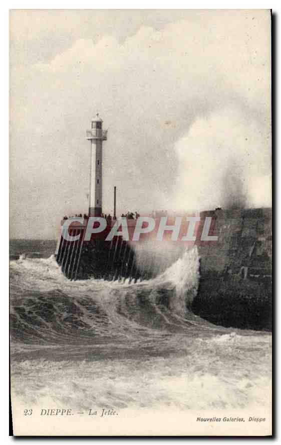 CPA Dieppe La Jetee 