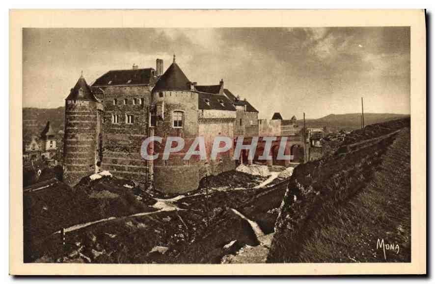 CPA Dieppe Le Chateau XV siecle la facade ouest 