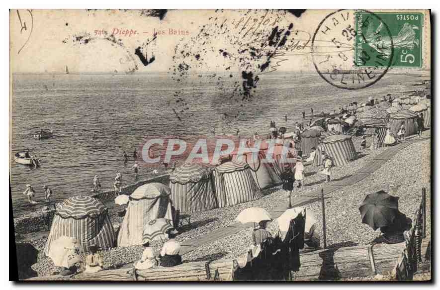 CPA Dieppe Les Bains 