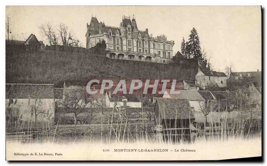 CPA Montigny le Gannelon le chateau