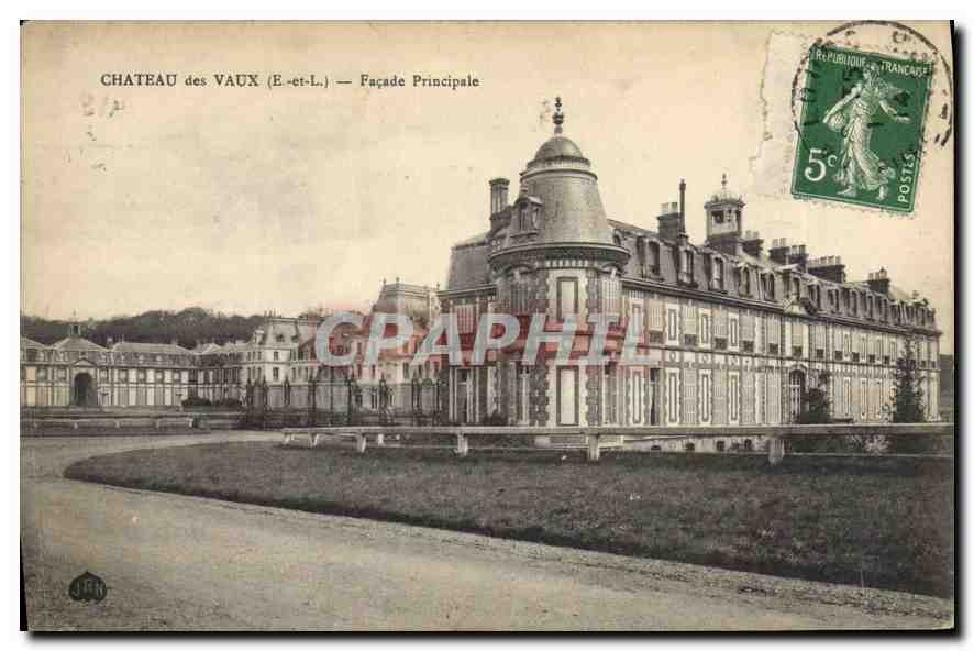 CPA Chateau des Vaux E et La facade principale