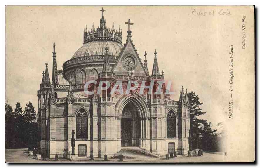 CPA Dreux la Chapelle Saint Louis 