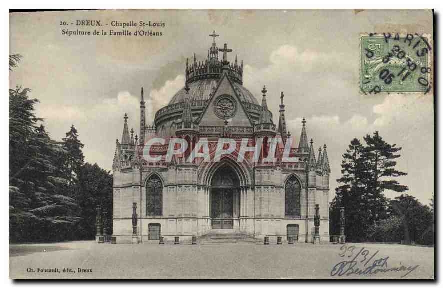 CPA Dreux Chapelle St Louis Sepulture de la Famille d'Orleans