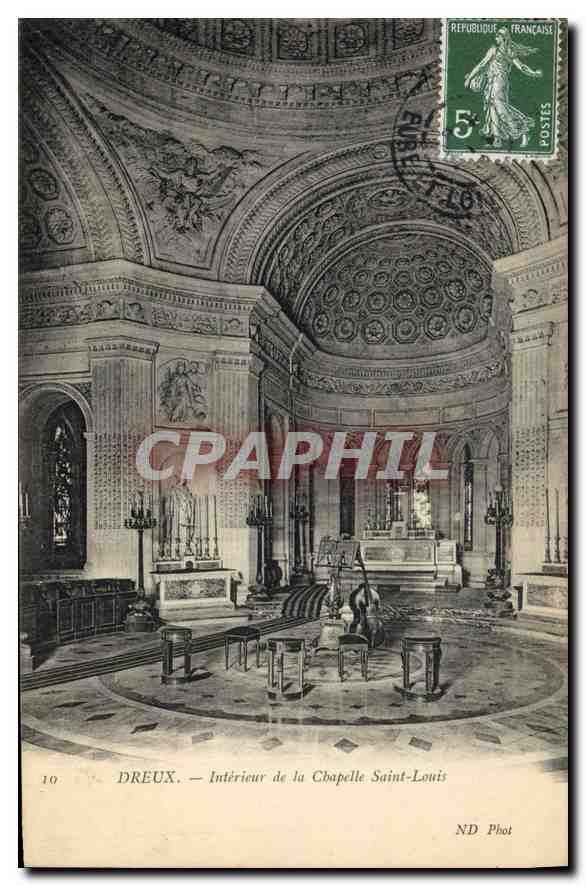 CPA Dreux interieur de la chapelle Saint Louis