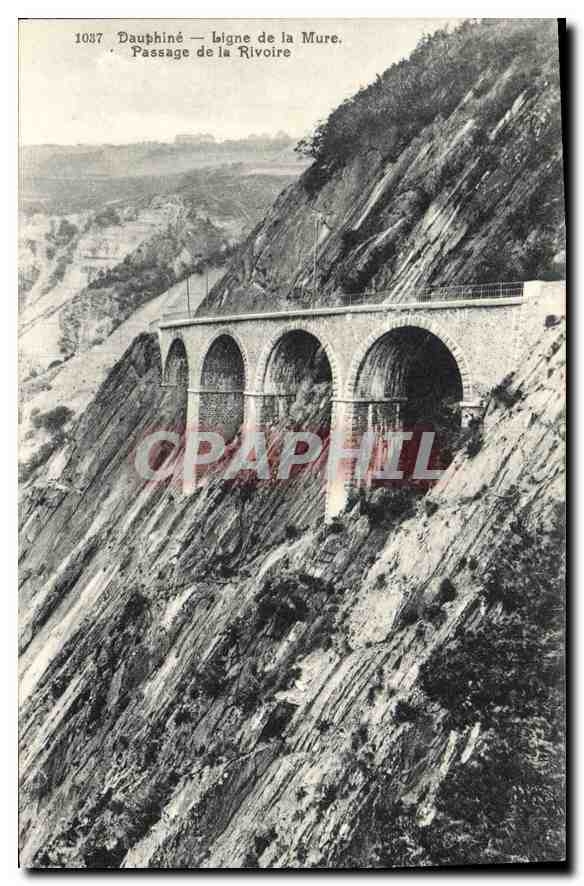 CPA Dauphine Ligne de la Mure passage de la Rivoire 