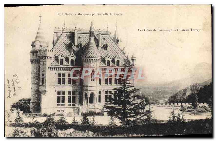 CPA Les Cotes de Sassenage chateau Terray