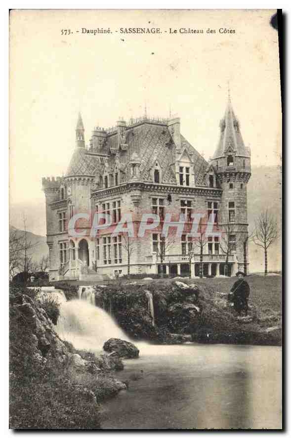 CPA Dauphine Sassenage le chateau des Cotes