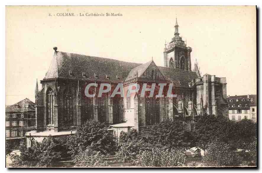 CPA Colmar la cathedrale St Martin 