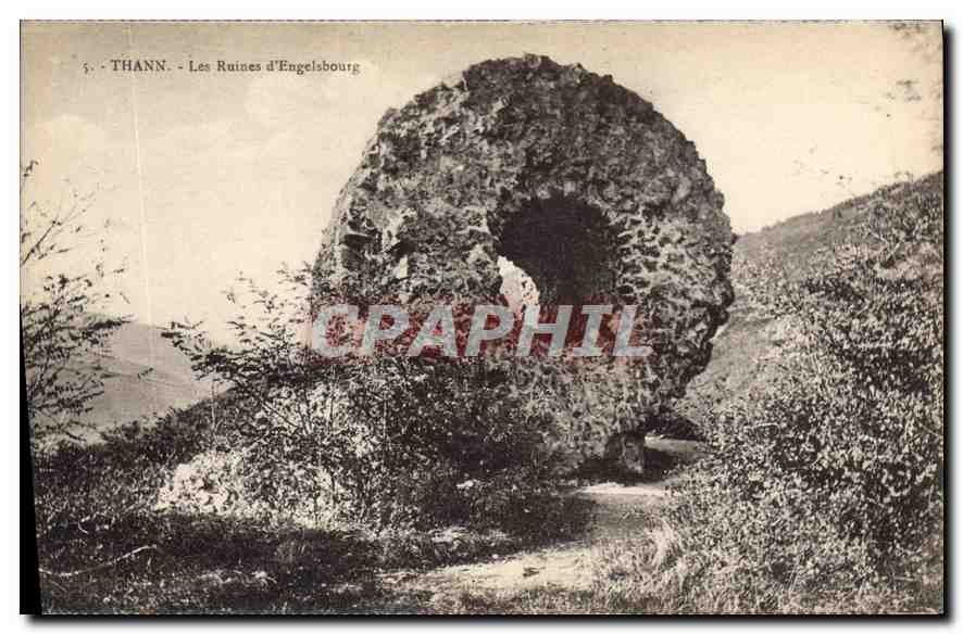 CPA Thann les Ruines d'Engelsbourg 