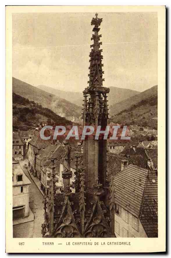 CPA Thann le Chapiteau de la Cathedrale 