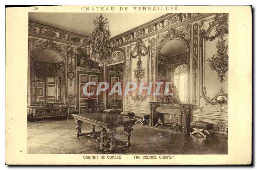 CPA Chateau du Versailles Cabinet de travail